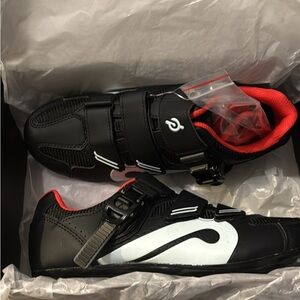 Cycling Shoes Black and Red